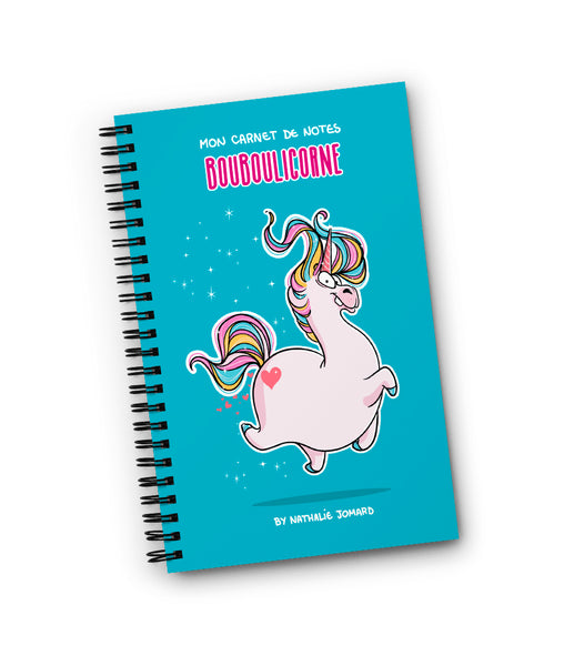 Mon carnet de notes Bouboulicorne by Nathalie Jomard - Carnet à spirale