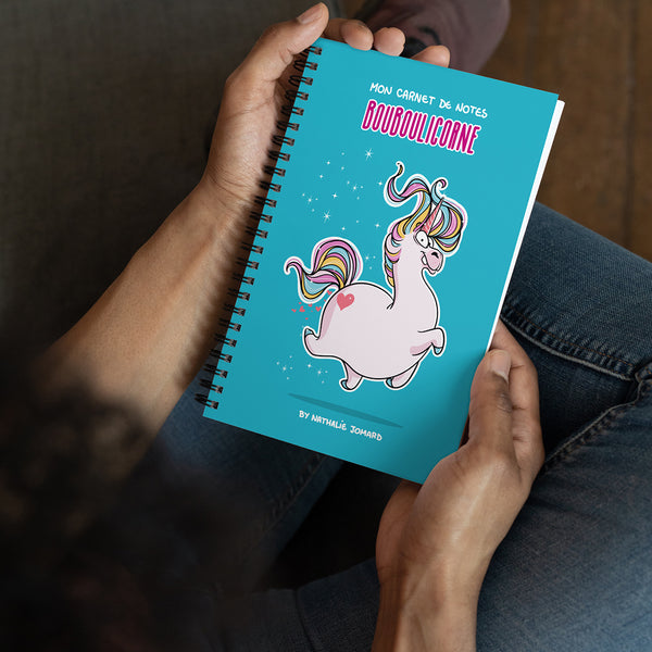 Mon carnet de notes Bouboulicorne by Nathalie Jomard - Carnet à spirale