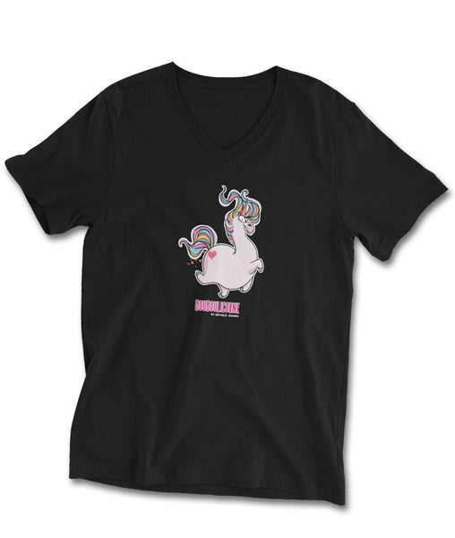 Bouboulicorne by Nathalie Jomard - T-shirt Unisexe Col V