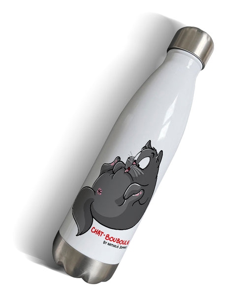 Chat-Bouboule by Nathalie Jomard - Bouteille en acier inoxydable