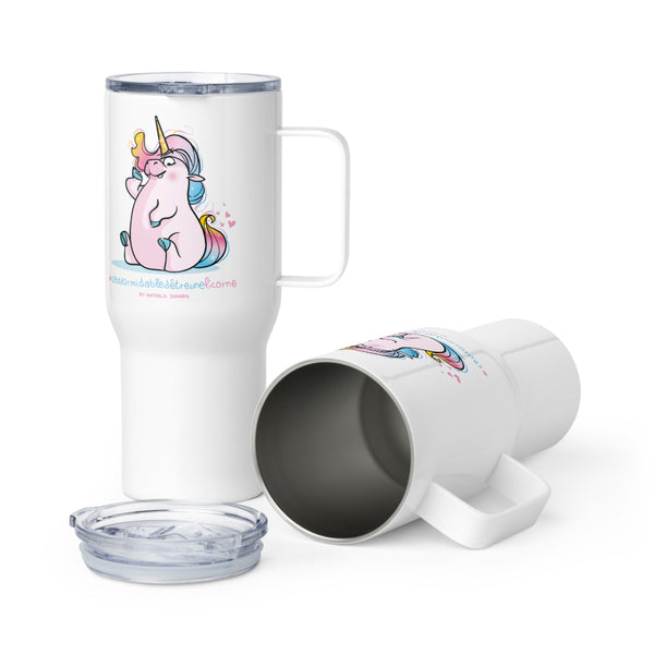 #cestformidabledetreunelicorne, by Nathalie Jomard - Mug avec anse