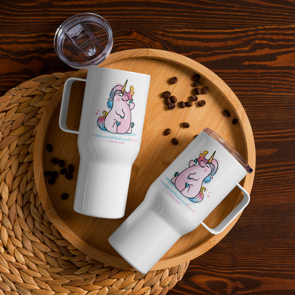 #cestformidabledetreunelicorne, by Nathalie Jomard - Mug avec anse