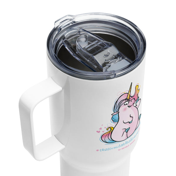 #cestformidabledetreunelicorne, by Nathalie Jomard - Mug avec anse