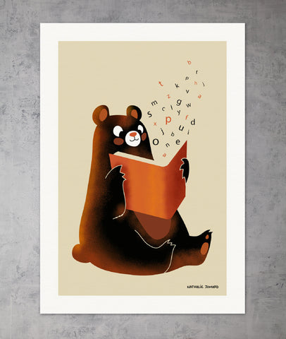 Poster Nounours by Nathalie Jomard