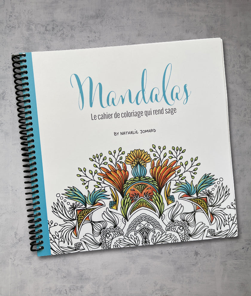 Mandalas, le cahier de coloriage qui rend sage by Nathalie Jomard - Re
