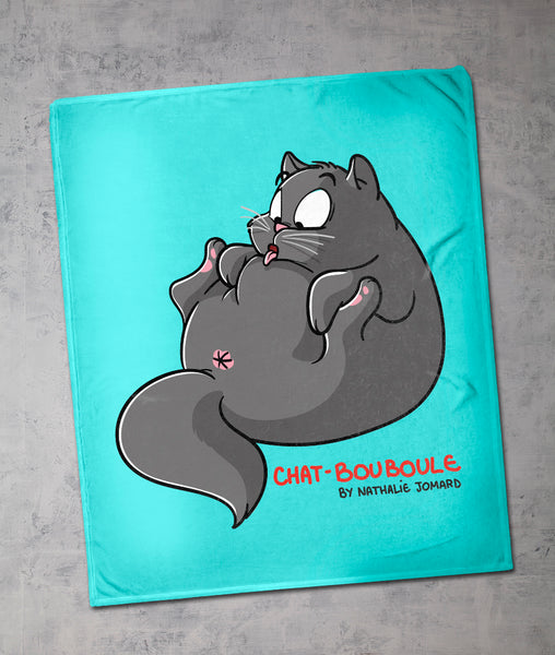 Chat-Bouboule by Nathalie Jomard - Petit plaid pour enfants