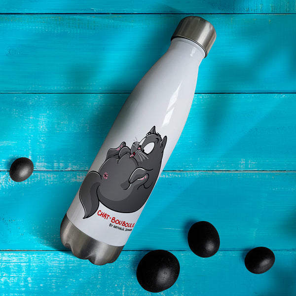 Chat-Bouboule by Nathalie Jomard - Bouteille en acier inoxydable