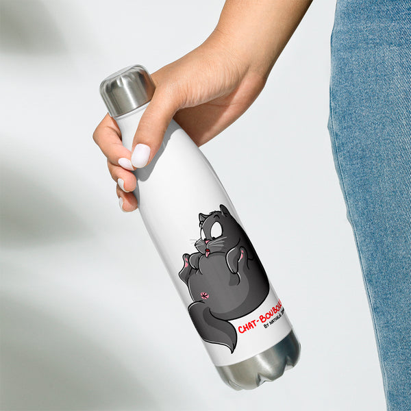 Chat-Bouboule by Nathalie Jomard - Bouteille en acier inoxydable