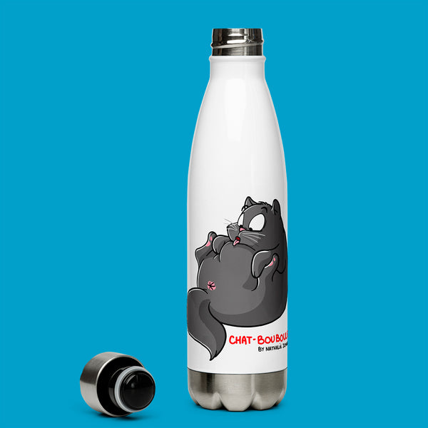 Chat-Bouboule by Nathalie Jomard - Bouteille en acier inoxydable