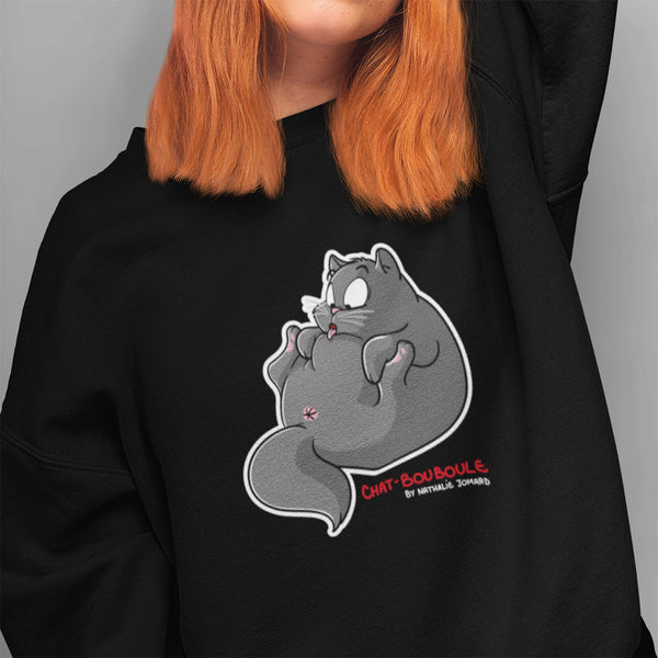Chat-Bouboule by Nathalie Jomard - Sweat écologique unisexe