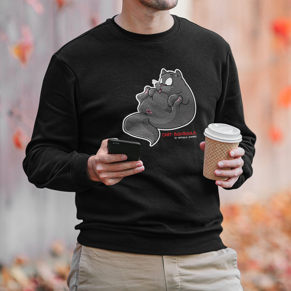Chat-Bouboule by Nathalie Jomard - Sweat écologique unisexe