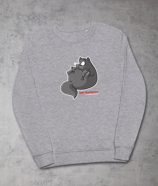 Chat-Bouboule by Nathalie Jomard - Sweat écologique unisexe