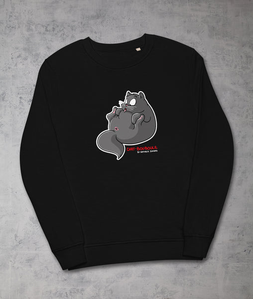 Chat-Bouboule by Nathalie Jomard - Sweat écologique unisexe