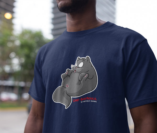 Chat-Bouboule by Nathalie Jomard - T-shirt premium unisexe à col rond