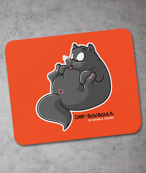 Chat-Bouboule by Nathalie Jomard - Tapis de souris