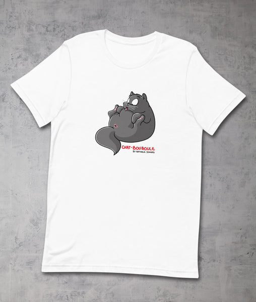 Chat-Bouboule by Nathalie Jomard - T-shirt premium unisexe à col rond