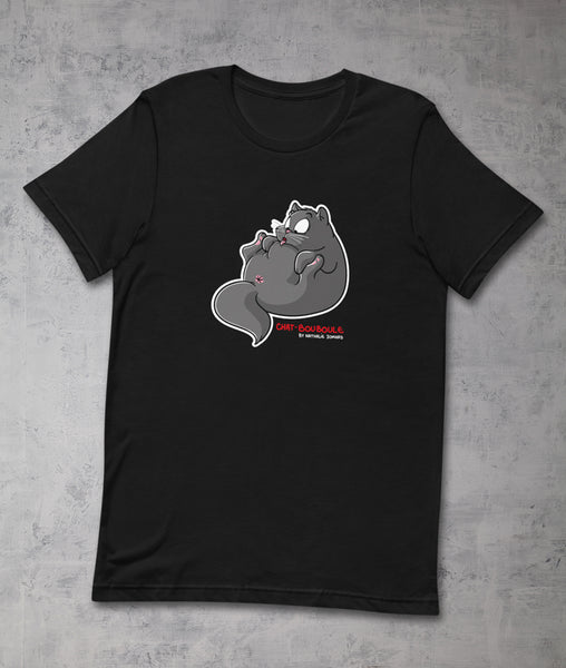 Chat-Bouboule by Nathalie Jomard - T-shirt premium unisexe à col rond