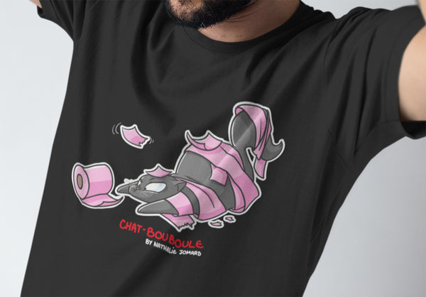 Chat-Bouboule Prédateur discount by Nathalie Jomard - T-shirt premium unisexe à col rond