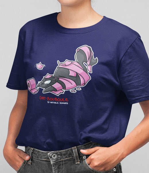 Chat-Bouboule Prédateur discount by Nathalie Jomard - T-shirt premium unisexe à col rond