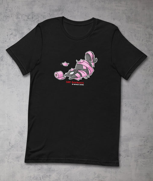 Chat-Bouboule Prédateur discount by Nathalie Jomard - T-shirt premium unisexe à col rond