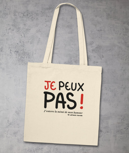 Je peux pas, j'enterre la mémé de mon hamster by Nathalie Jomard - Tote bag Premium