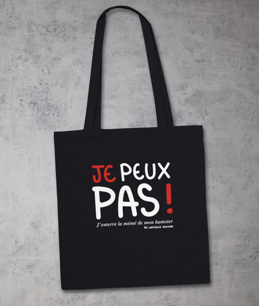 Je peux pas, j'enterre la mémé de mon hamster by Nathalie Jomard - Tote bag Premium