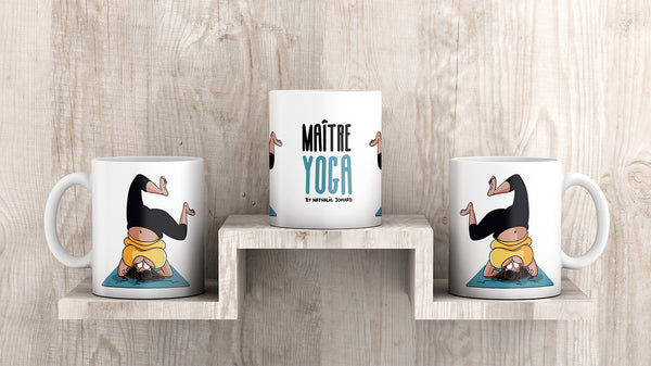 Maître Yoga by Nathalie Jomard - Mug