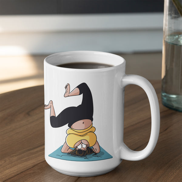 Maître Yoga by Nathalie Jomard - Mug