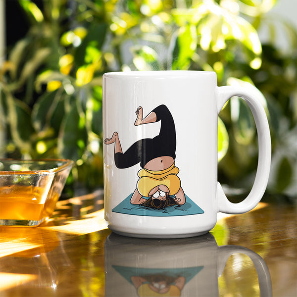 Maître Yoga by Nathalie Jomard - Mug