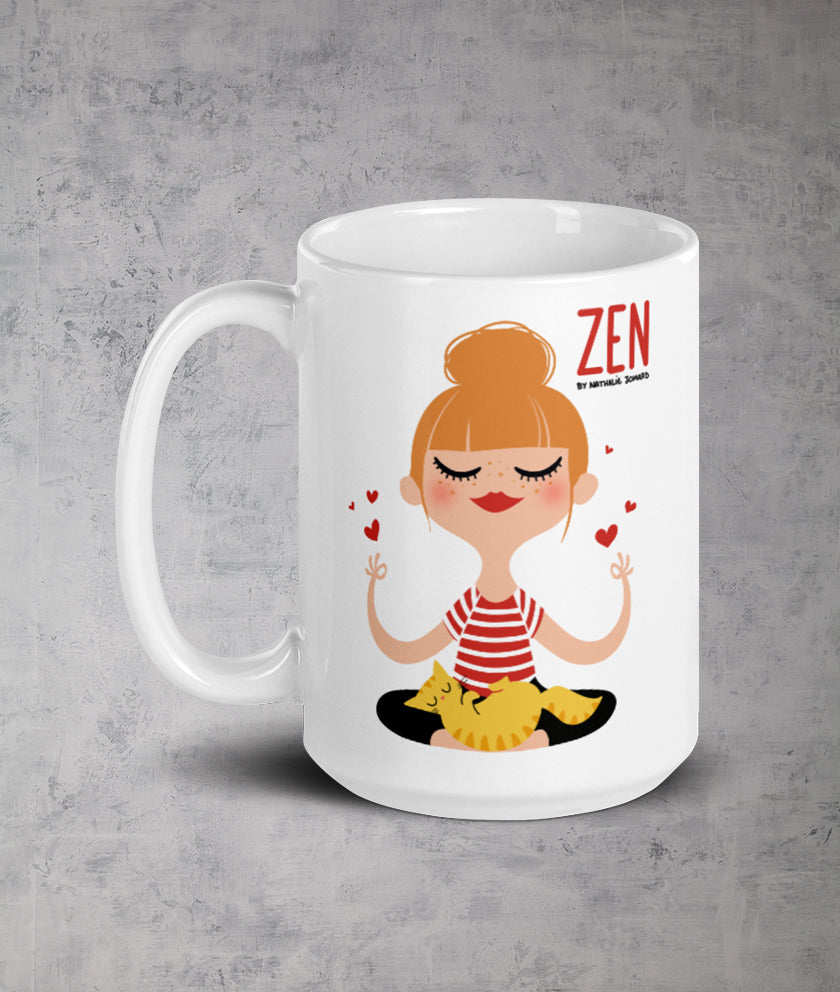 Mug avec couvercle Zen - 2 mugs