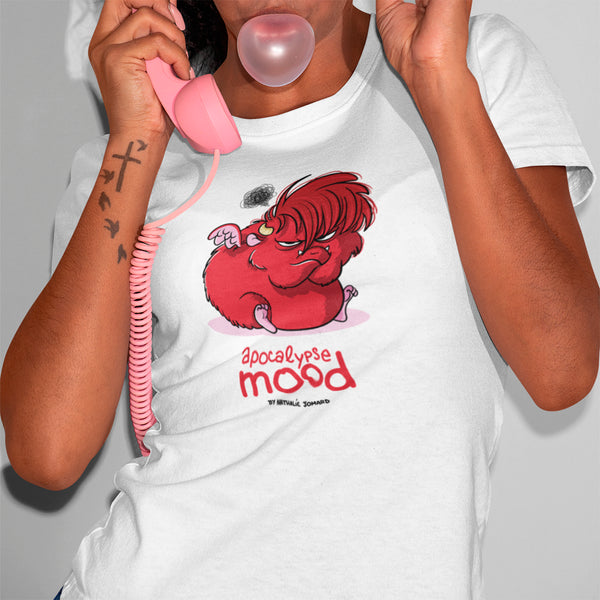 Apocalypse mood, by Nathalie Jomard - T-shirt unisexe en coton biologique