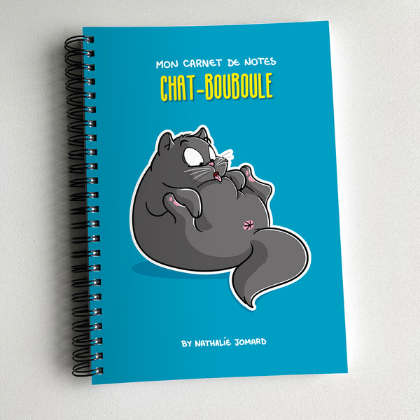 Mon carnet de notes Chat-Bouboule by Nathalie Jomard - Carnet à spirale