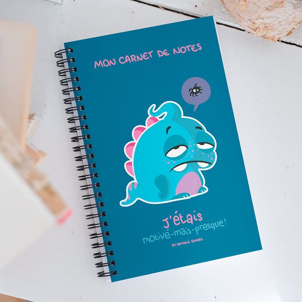 J'étais motivé-mais-presque Masculin, by Nathalie Jomard - Carnet à spirale