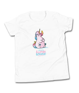 Même les licornes boudent by Nathalie Jomard - T-shirt à col rond pour Enfant