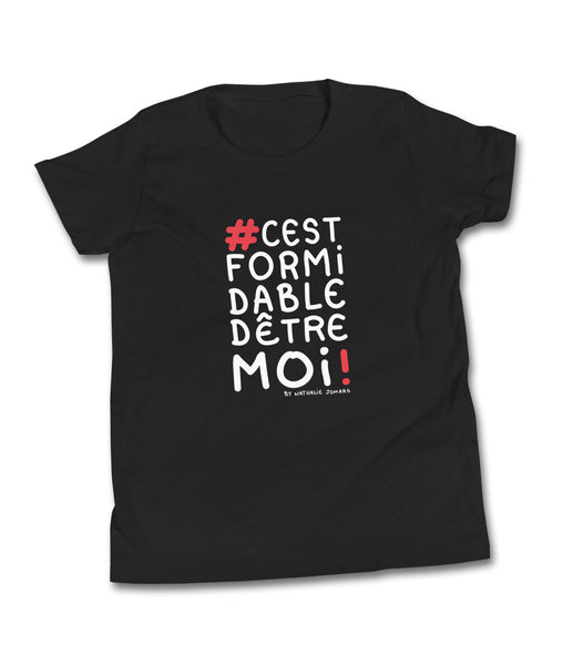 #cestformidabledêtremoi by Nathalie Jomard - T-shirt premium à col rond pour Enfant