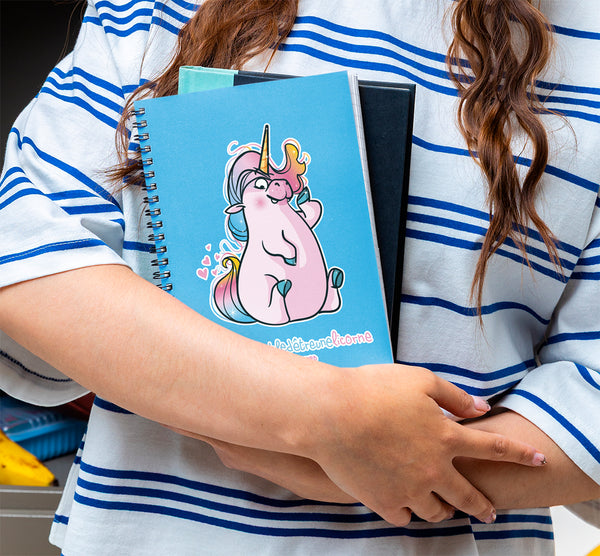 #cestformidabledetreunelicorne, by Nathalie Jomard - Carnet à spirale