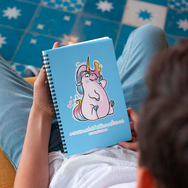 #cestformidabledetreunelicorne, by Nathalie Jomard - Carnet à spirale