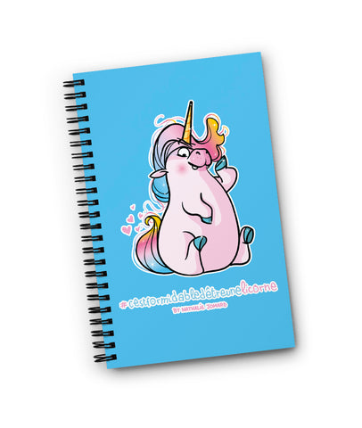 #cestformidabledetreunelicorne, by Nathalie Jomard - Carnet à spirale