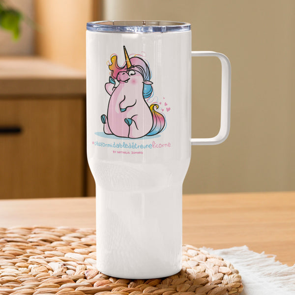 #cestformidabledetreunelicorne, by Nathalie Jomard - Mug avec anse