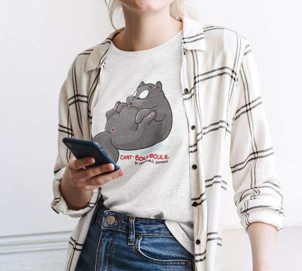 Chat-Bouboule by Nathalie Jomard - T-shirt décontracté pour Femme