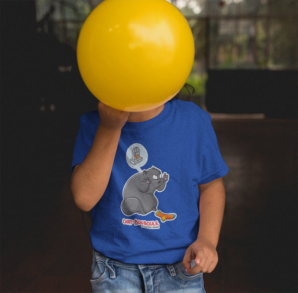 Chat-Bouboule #Féroce by Nathalie Jomard - T-shirt premium pour enfants