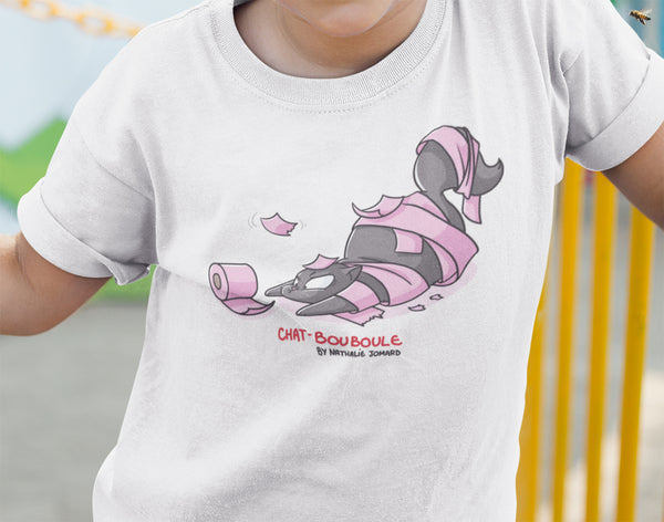 Chat-Bouboule Prédateur discount by Nathalie Jomard - T-shirt premium à col rond pour Enfant