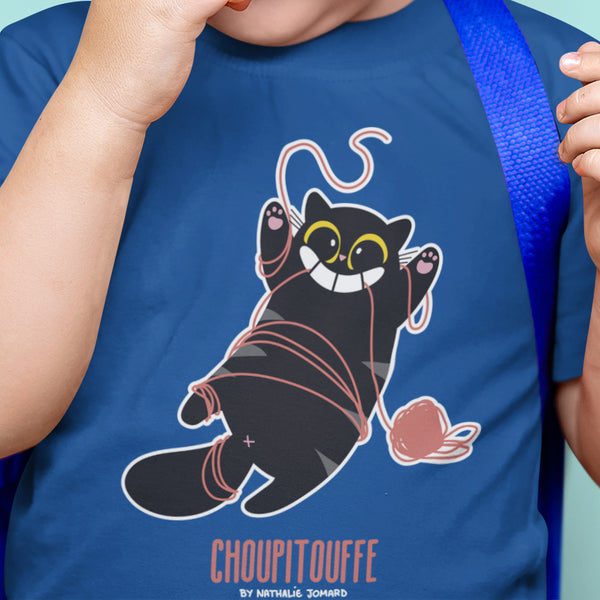Choupitouffe pelote party by Nathalie Jomard - T-shirt premium à col rond pour Enfant
