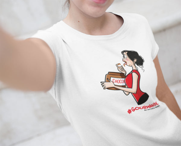 #Gourmande by Nathalie Jomard - T-shirt décontracté pour Femme