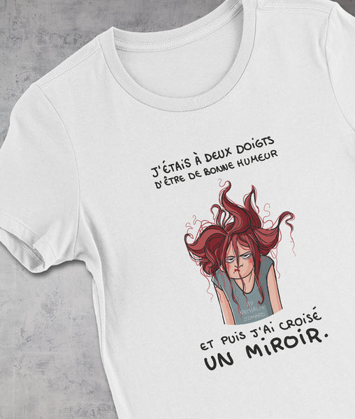 Le blues du miroir by Nathalie Jomard - T-shirt premium unisexe à col rond
