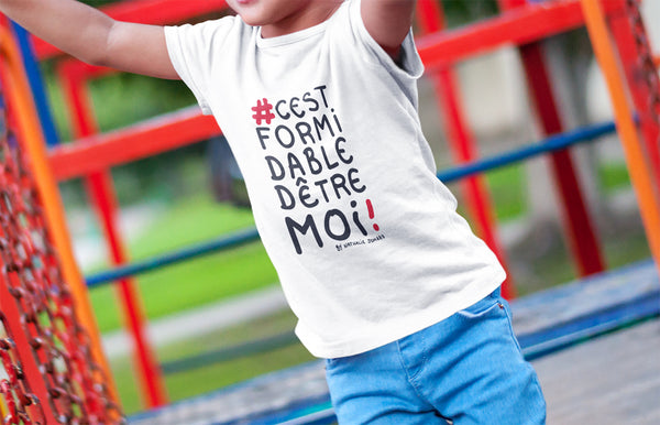 #cestformidabledêtremoi by Nathalie Jomard - T-shirt premium à col rond pour Enfant